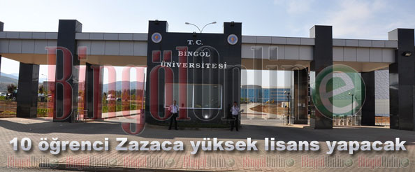 10 öğrenci zazaca yüksek lisans yapacak