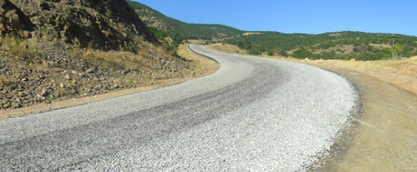 150 kilometrelik yol ağına asfalt kaplama