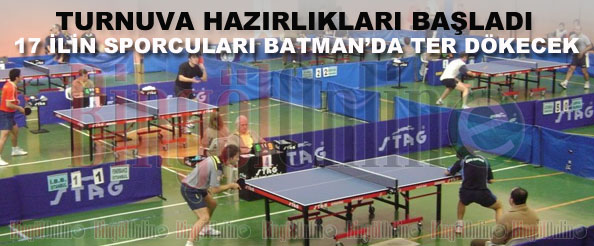 17 ilin sporcuları batman`da ter dökecek