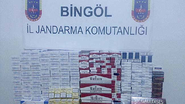 2 bin paket kaçak sigara ele geçirildi