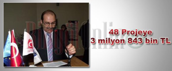 48 projeye 3 milyon 843 bin tl