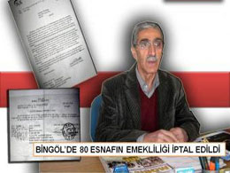 80 kişinin bağ-kur emekliliği iptal edildi