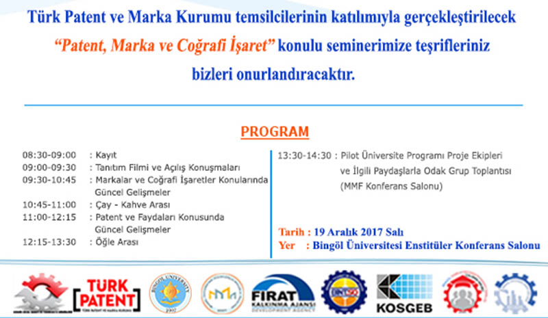 Patent, Marka ve Coğrafi İşaret semineri