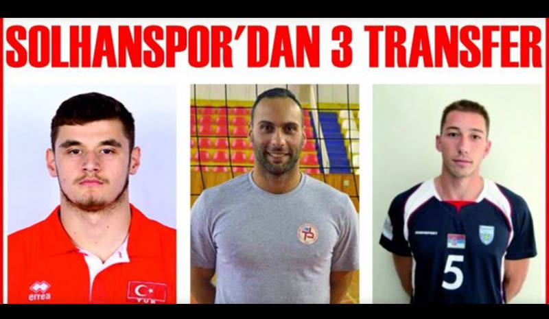 Solhanspor`dan üç transfer