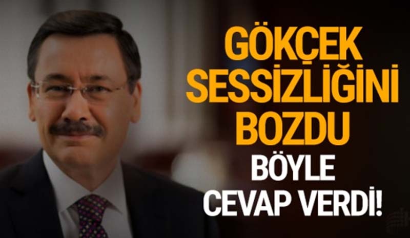 Melih Gökçek sessizliğini bozdu