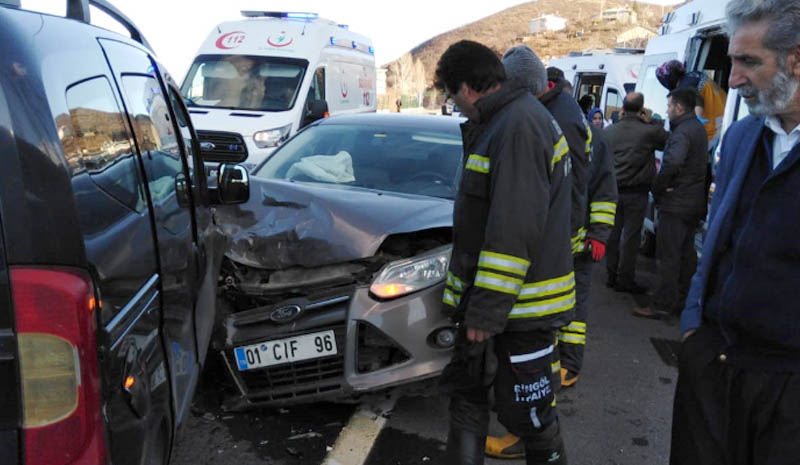 Trafik kazası: 7 yaralı