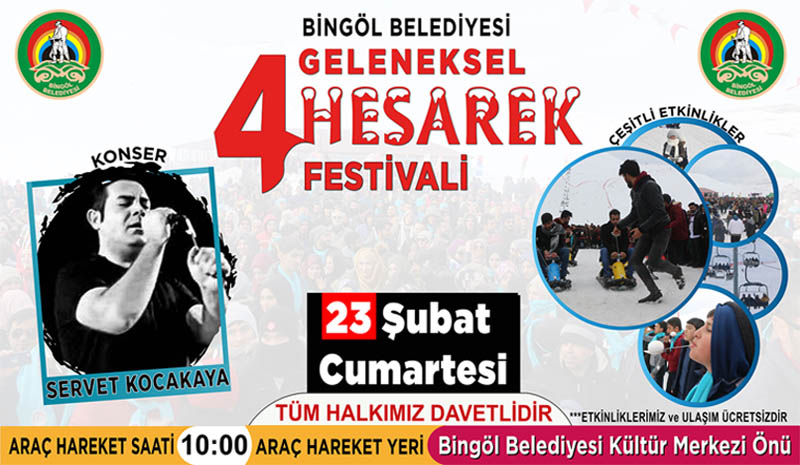 4`üncü Geleneksel Hesarek Festivali