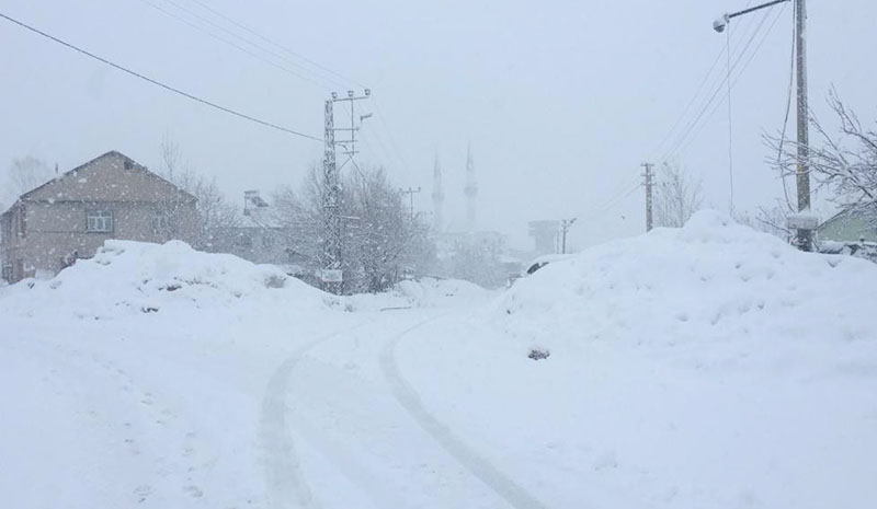 75 Köy Yolu Ulaşıma Kapandı