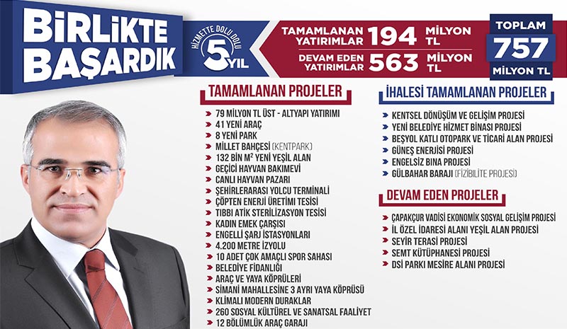 5 yılda 757 milyonluk yatırım!