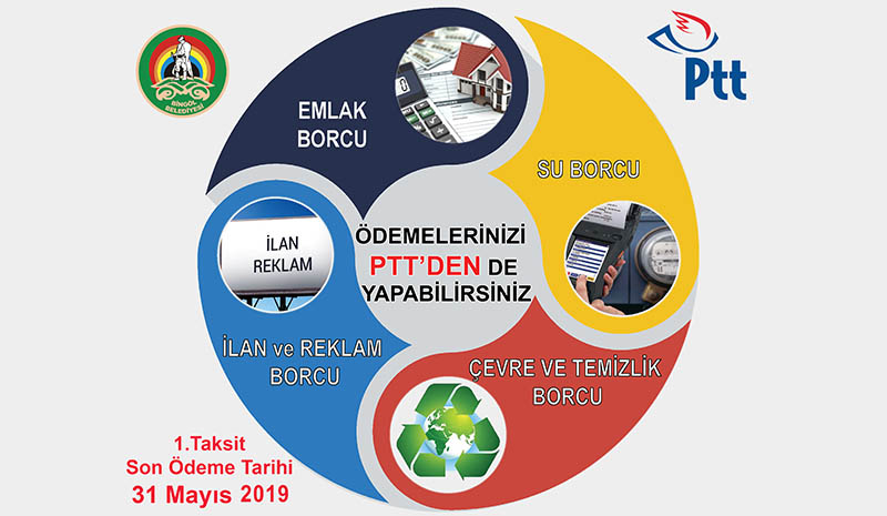 Su borçları Ptt`den ödenebilecek