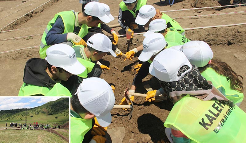 Öğrenciler, Arkeolojik Kazı Yaptı