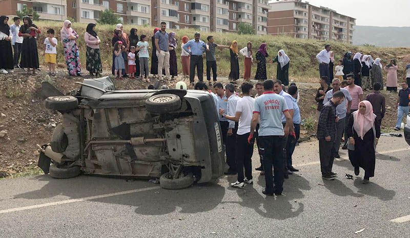 Trafik kazası: 5 yaralı