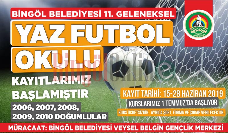 Yaz futbol okulu açılıyor