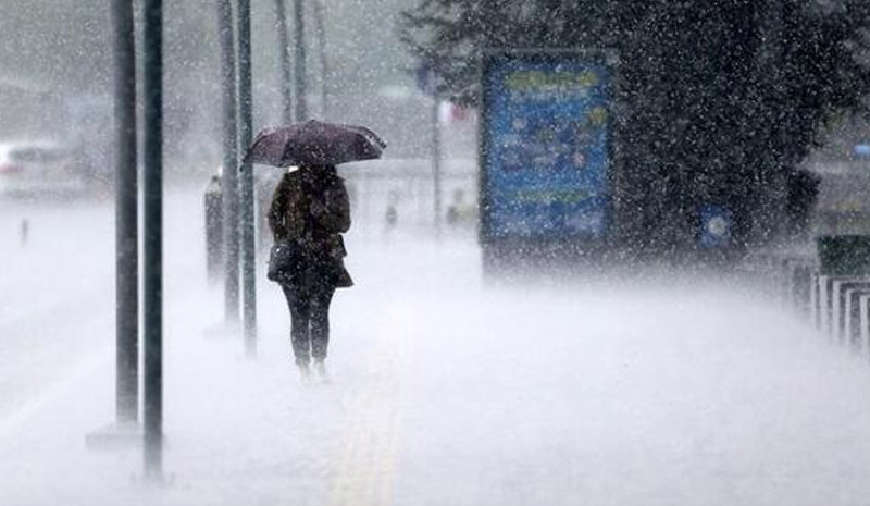 Meteorolojiden yağış ve fırtına uyarısı