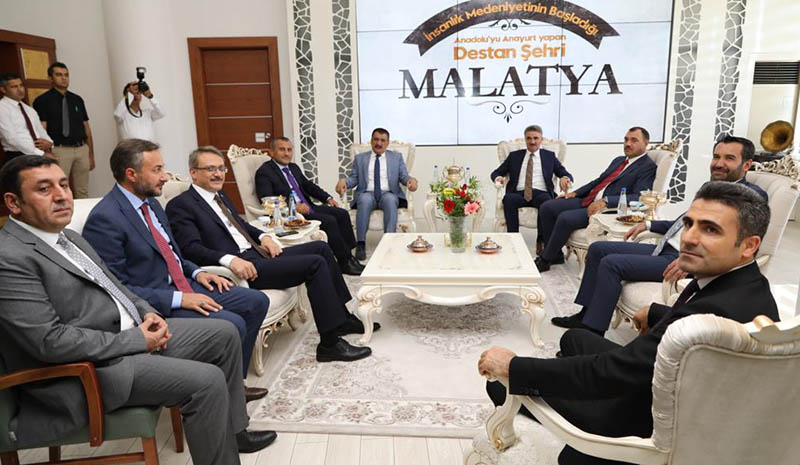 Vali Ekinci ve Başkan Arıkan`dan Malatya Belediyesine Ziyaret