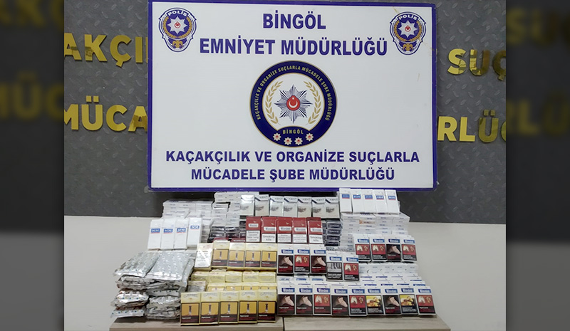 700 paket kaçak sigara yakalandı