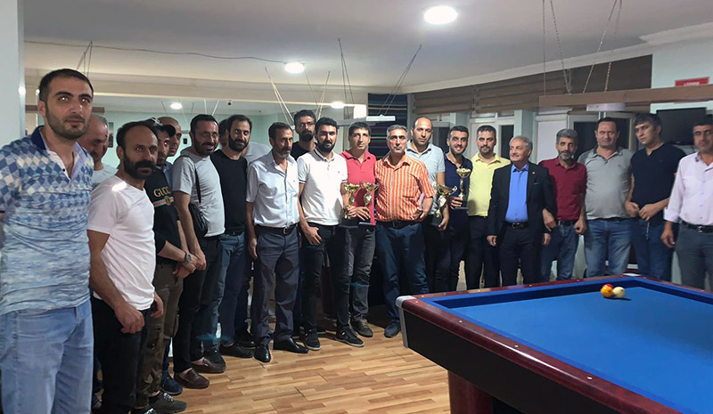 Bilardo Şampiyonası düzenlendi