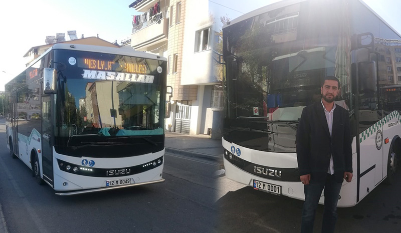Yeşilyurt`a otobüs servisleri başladı