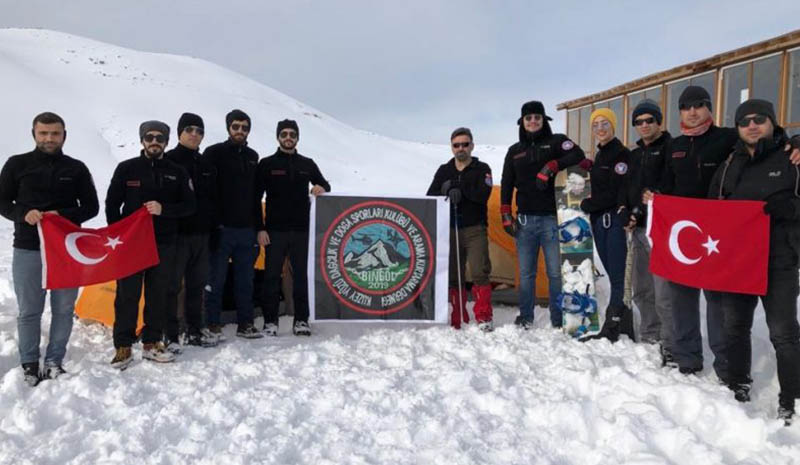 İlk tırmanış Hesarek dağına!