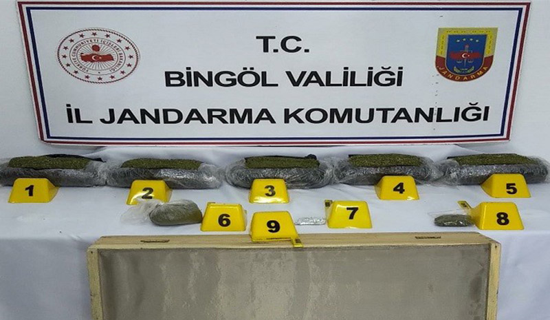 5,5 Kilo Toz Esrar Ele Geçirildi