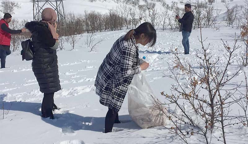 Doğaya yem bıraktılar