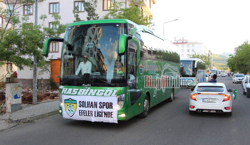 Solhanspor taraftarının Efeler Ligi coşkusu