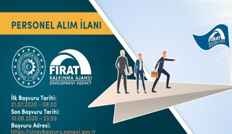 Fırat Kalkınma Ajansı`na 6 personel alınacak