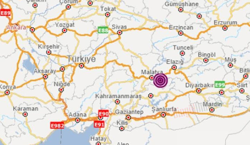 Malatya`da korkutan deprem!