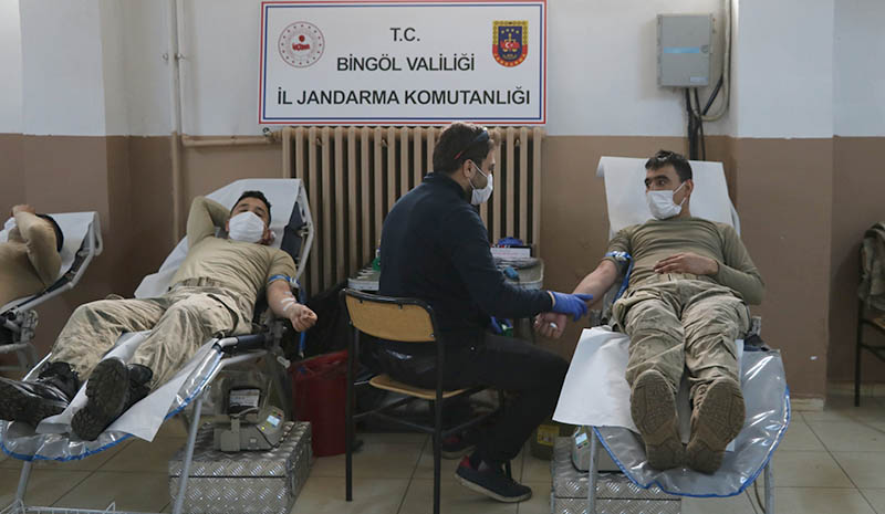 Jandarma 81 Ünite Kan Bağışında Bulundu