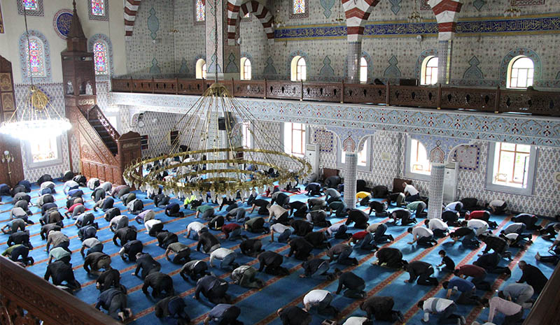 Ramazan ayının son Cuma Namazı eda edildi
