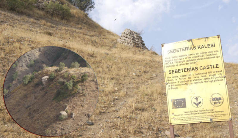 Sebeterias Kalesinde Temizlik Çalışması Yapılacak