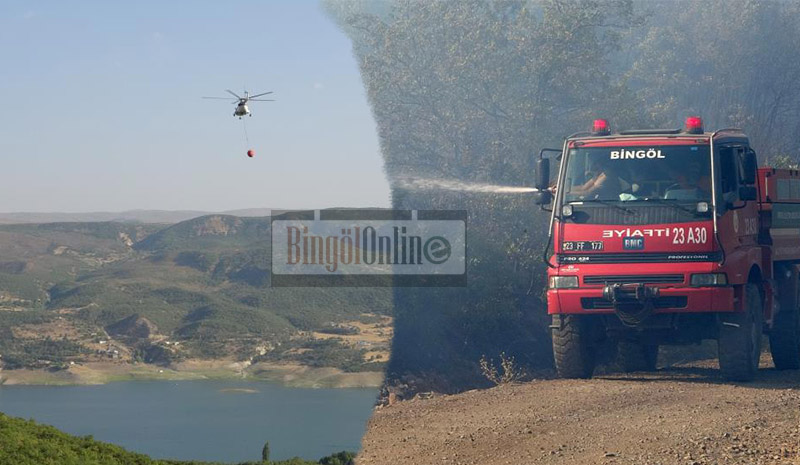 Yangına müdahale 4`üncü gününde sürüyor