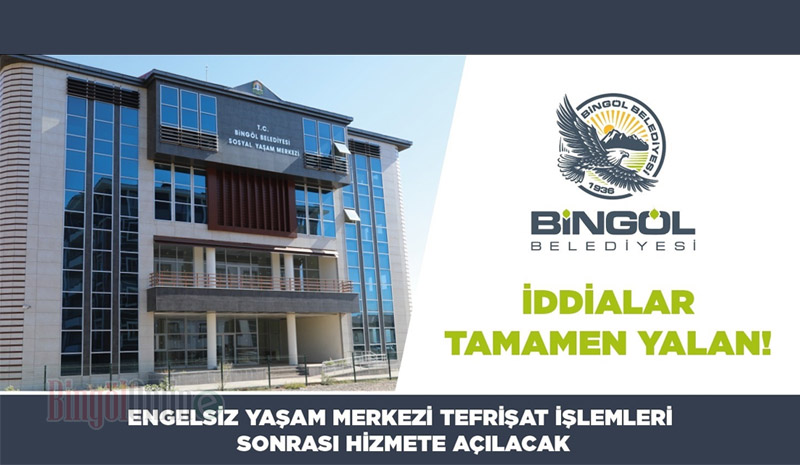 Engelsiz Yaşam Merkezi Tefrişat İşlemleri Sonrası Hizmete Açılacak