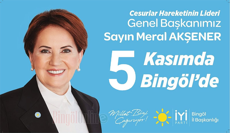 Akşener`in programı 5 Kasım`da