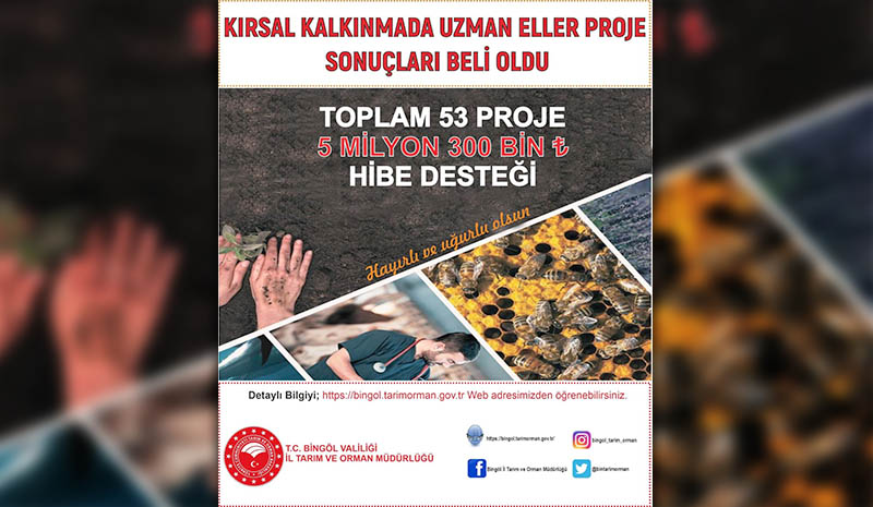 53 Projeye 5 milyon destek