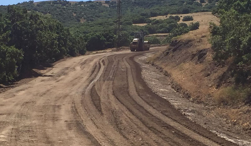 Genç`teki köy yollarında çalışmalar sürüyor