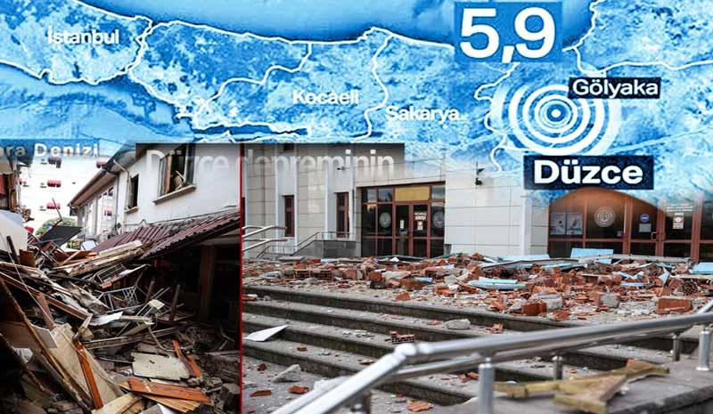 Düzce`de 5.9`luk deprem