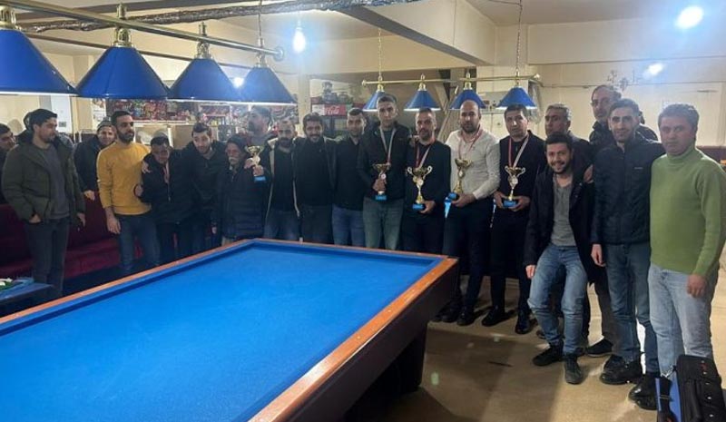 Bilardo Turnuvası Sona Erdi