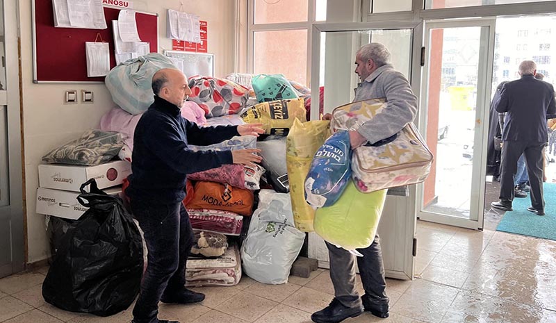 İlçelerden yardım seferberliği