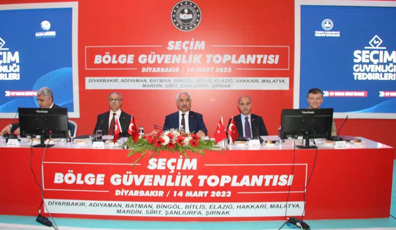 Bölge seçim güvenliği toplantısı yapıldı