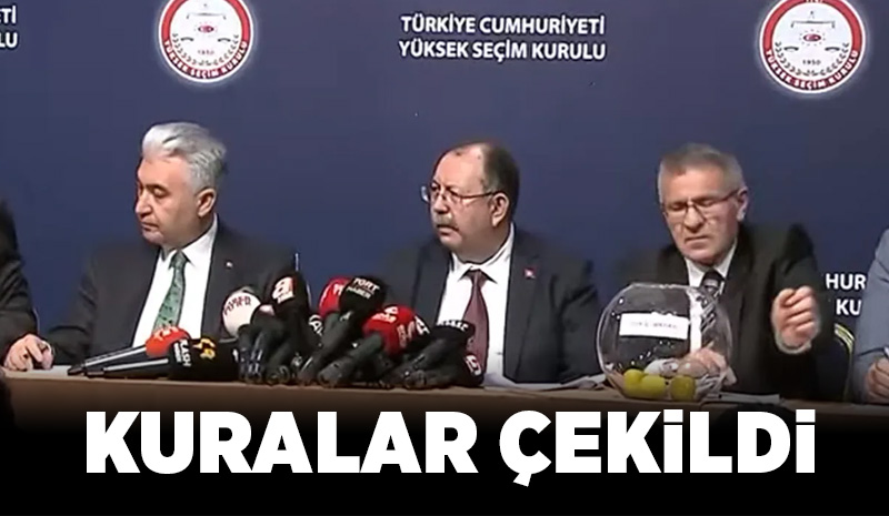 Parti ve ittifakların pusuladaki sıralaması belli oldu