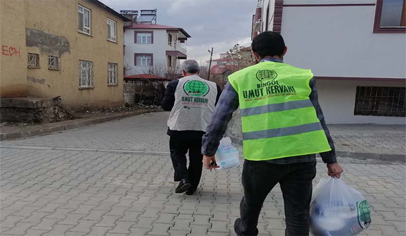 Genç`te Umut Kervanı çalışmalarını aralıksız sürdürüyor