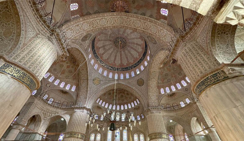 Sultan Ahmet Camisi Kalem işi tamamlandı