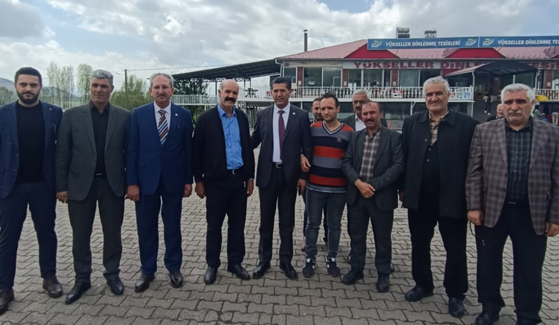 Kızılboğa`dan Solhan`da esnaf ziyareti