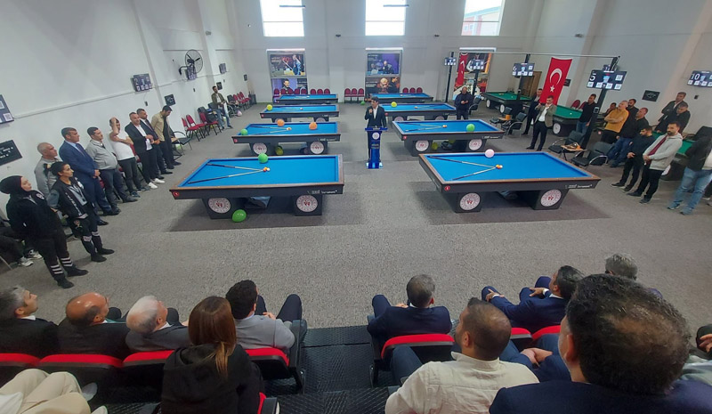 Bingöl Bilardo Eğitim Merkezi açıldı