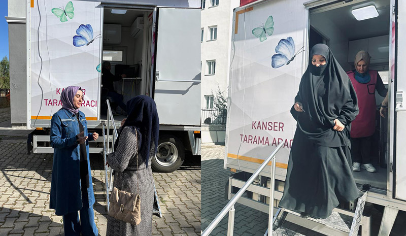 Mobil Kanser Tarama Aracı Ova Köylerde