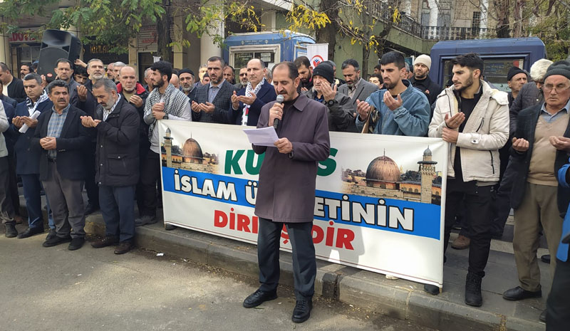 Bingöl`de katil İsrail tepkisi!