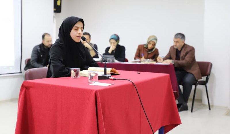Bingöl`de Kur`an-ı Kerim`i güzel okuma yarışması