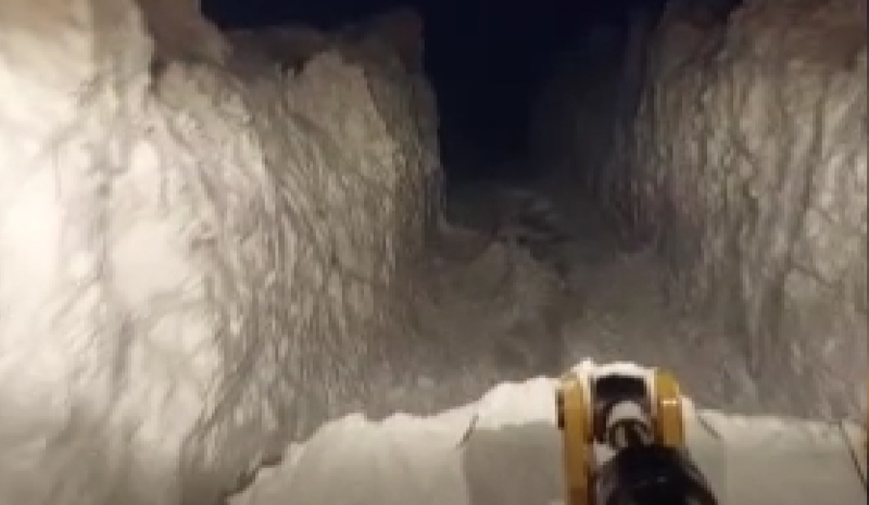 Bingöl`de kar kalınlığı 4 metreye ulaştı