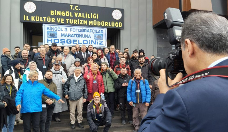 Bingöl fotoğrafçılar maratonu başladı